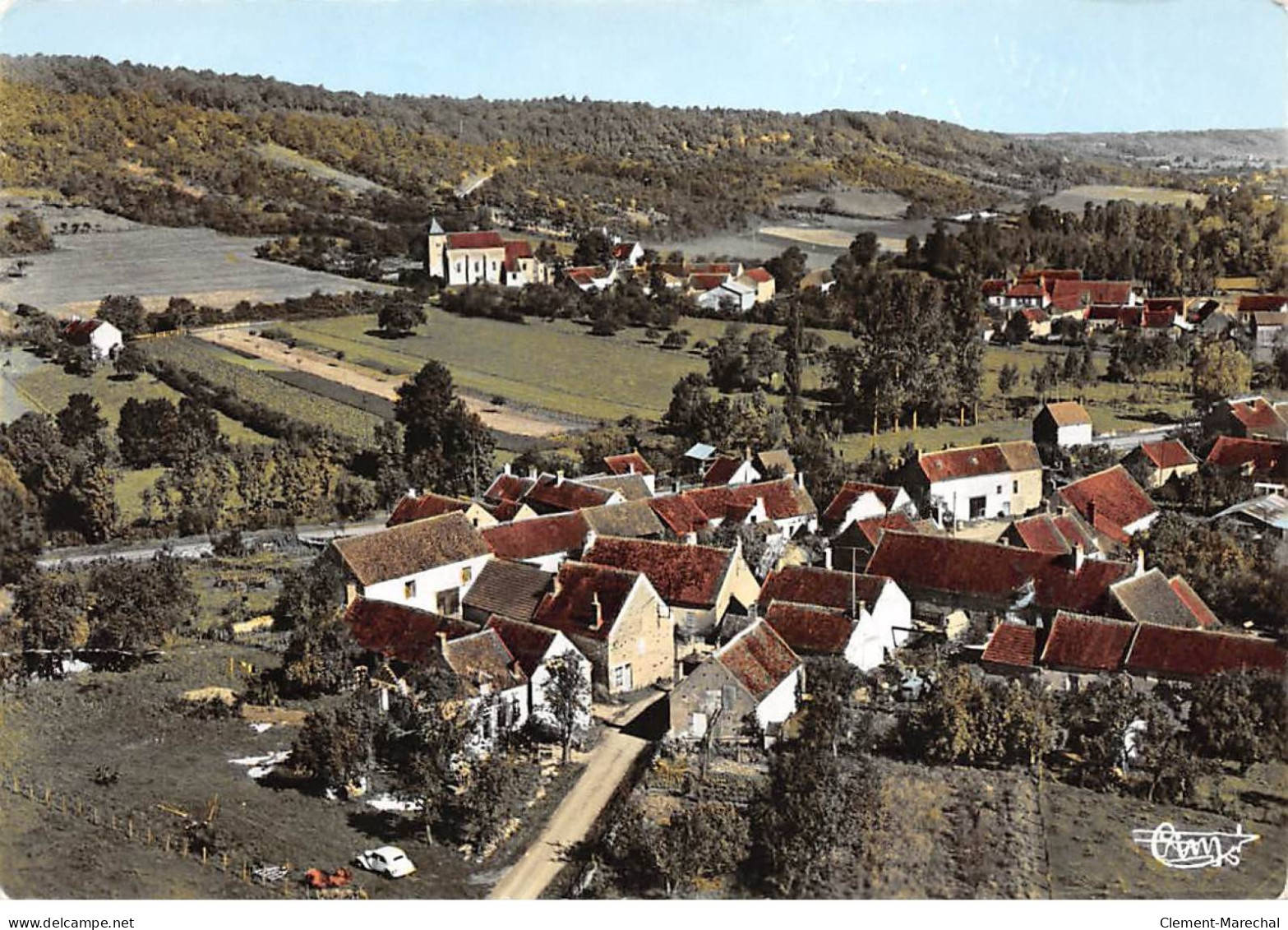 COURCELLES - Vue Générale Aérienne - Très Bon état - Andere & Zonder Classificatie