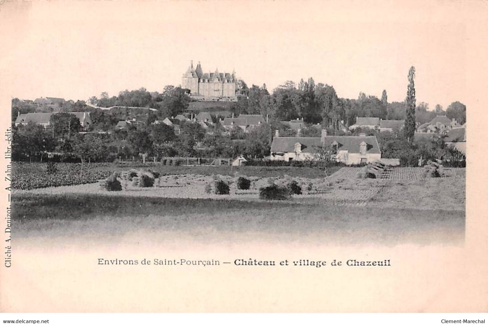 Château Et Village De CHAZEUIL - Très Bon état - Autres & Non Classés