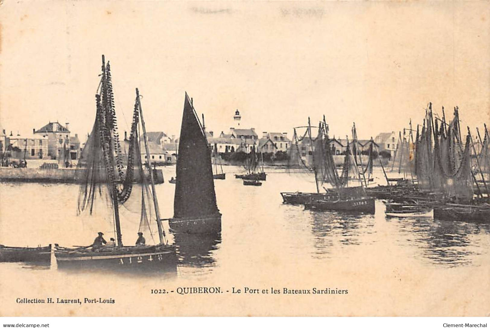 QUIBERON - Le Port Et Les Bateaux Sardiniers - Très Bon état - Quiberon