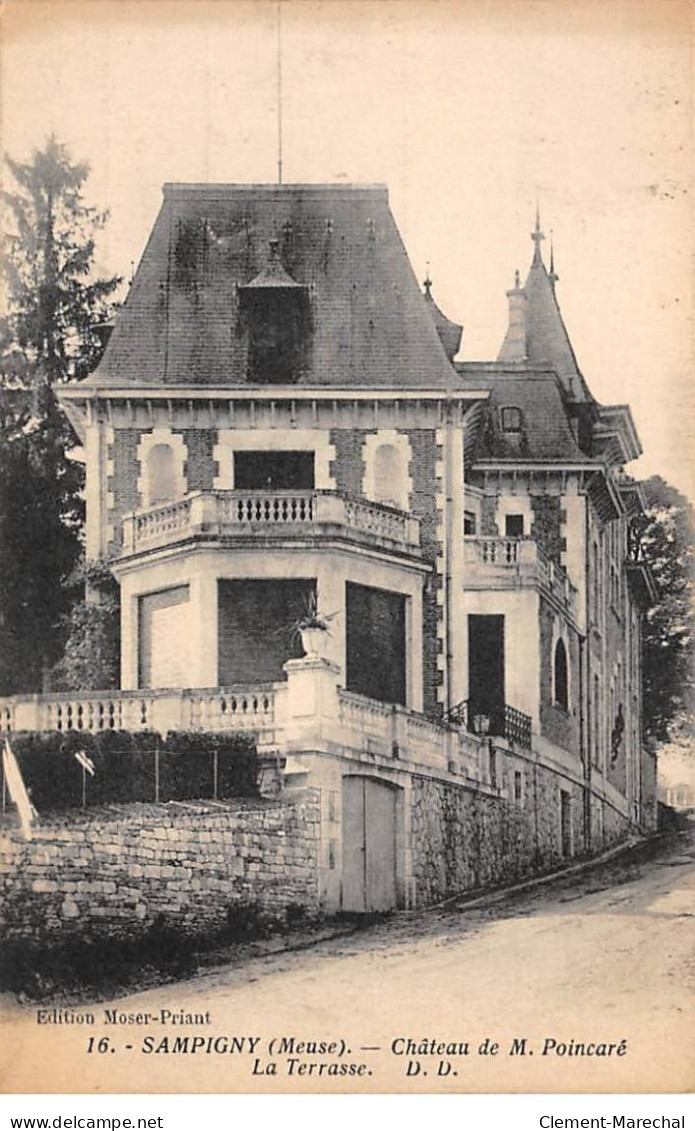 SAMPIGNY - Château De M. Poincaré - La Terrasse - Très Bon état - Altri & Non Classificati