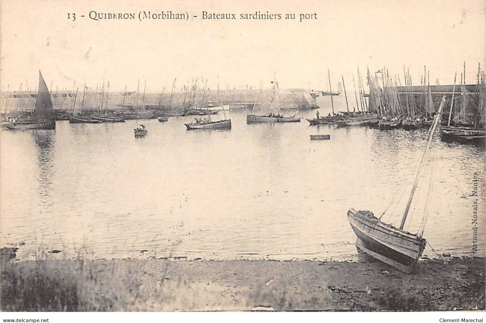 QUIBERON - Bateaux Sardiniers Au Port - Très Bon état - Quiberon