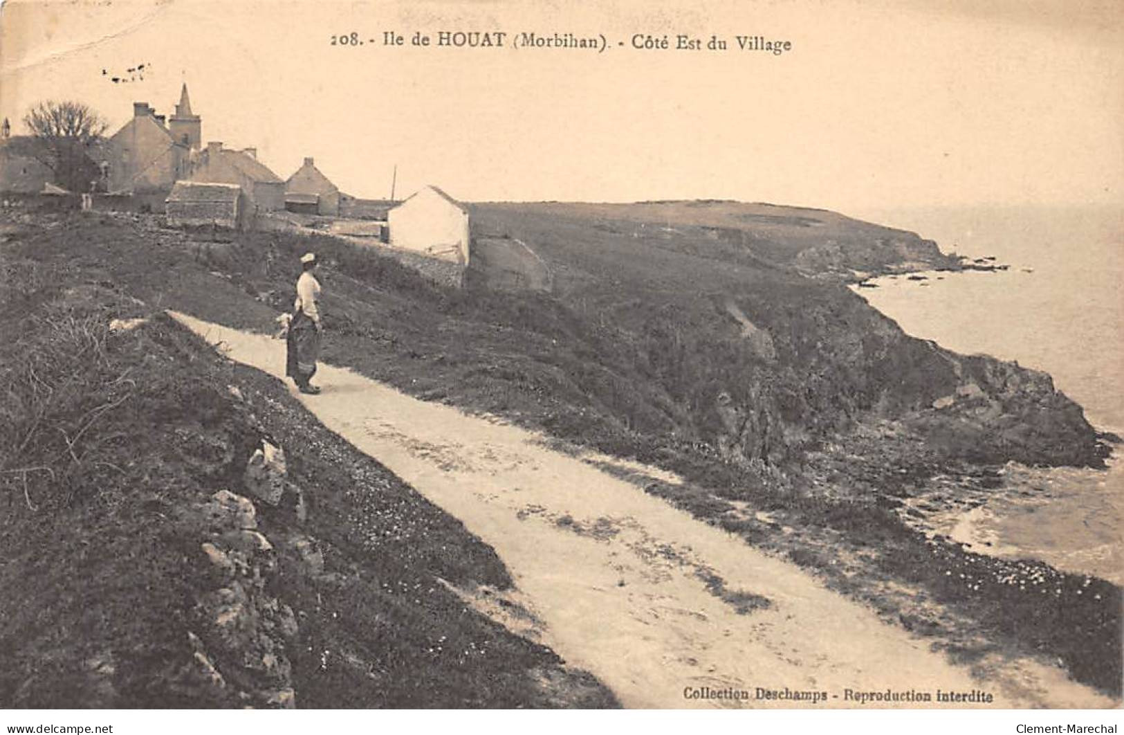 ILE DE HOUAT - Côté Est Du Village - Très Bon état - Andere & Zonder Classificatie