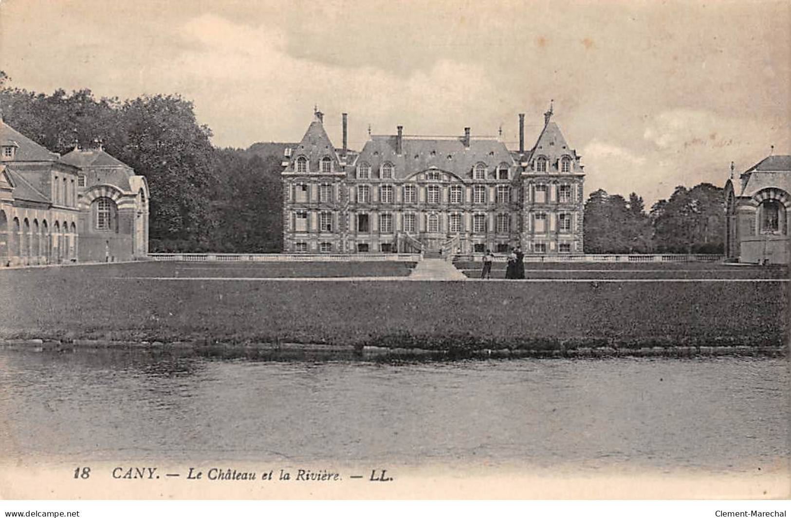CANY - Le Château Et La Rivière - Très Bon état - Cany Barville