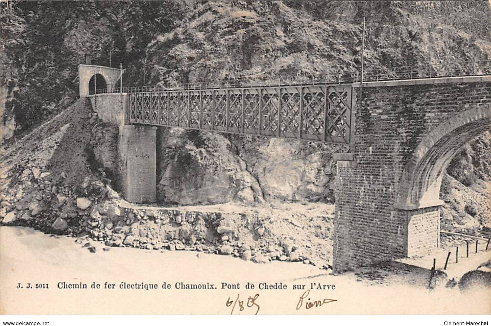 Chemin De Fer électrique De CHAMONIX - Pont De Chedde Sur L'Avre - Très Bon état - Sonstige & Ohne Zuordnung