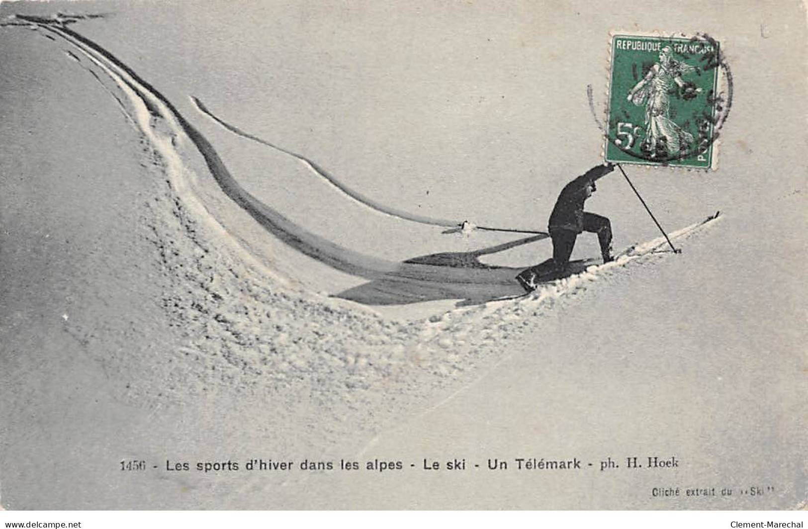 Les Sports D'Hiver Dans Les Alpes - Le Ski - Un Télémark - Très Bon état - Otros & Sin Clasificación