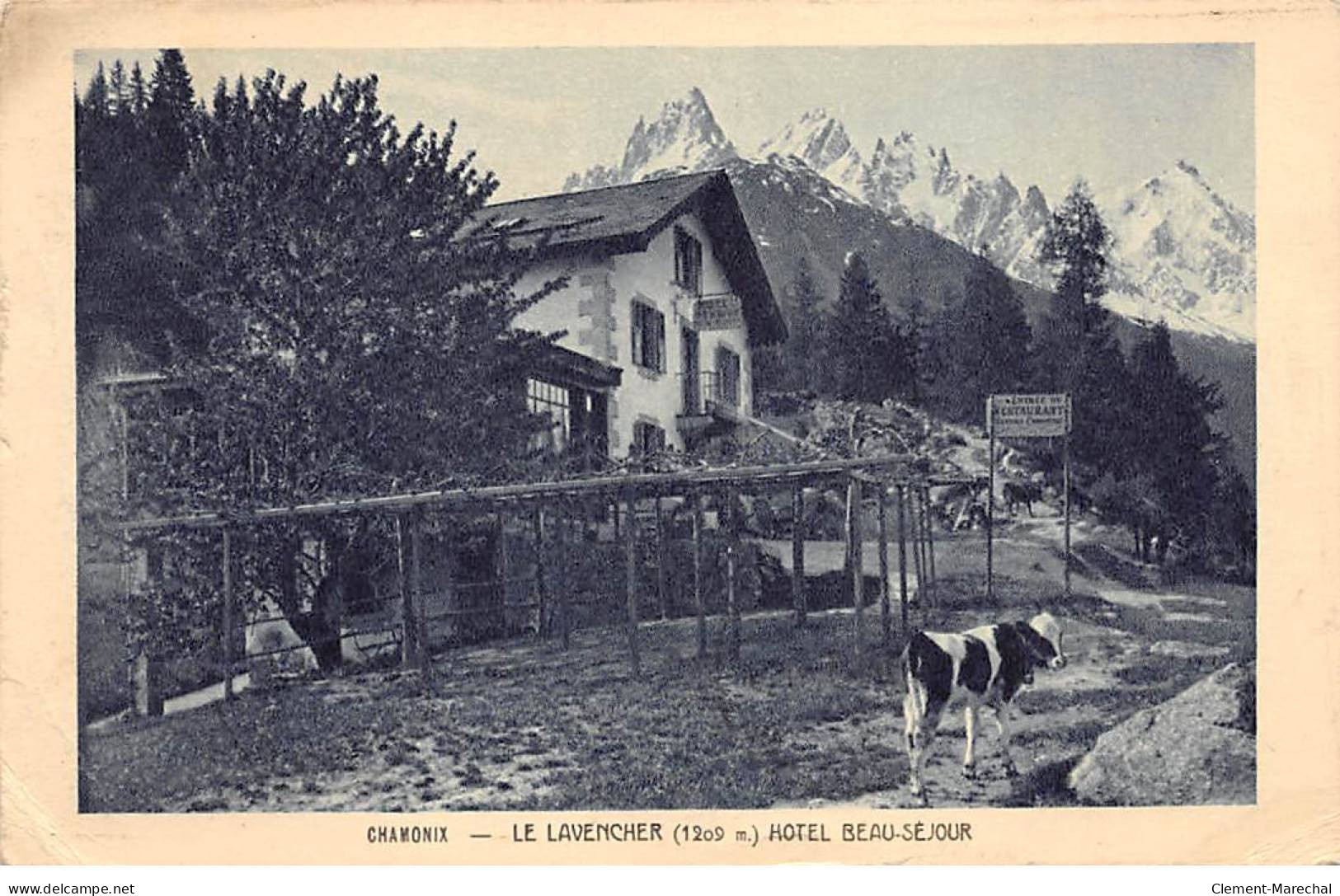 CHAMONIX - Le Lavencher - Hôtel Beau Séjour - état - Chamonix-Mont-Blanc