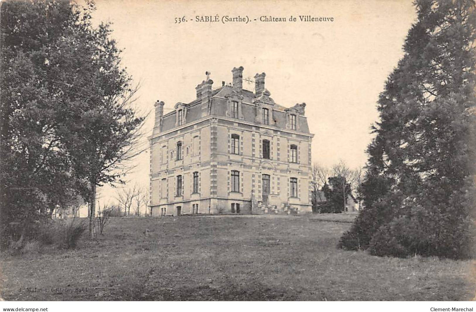 SABLE - Château De Villeneuve - Très Bon état - Sable Sur Sarthe