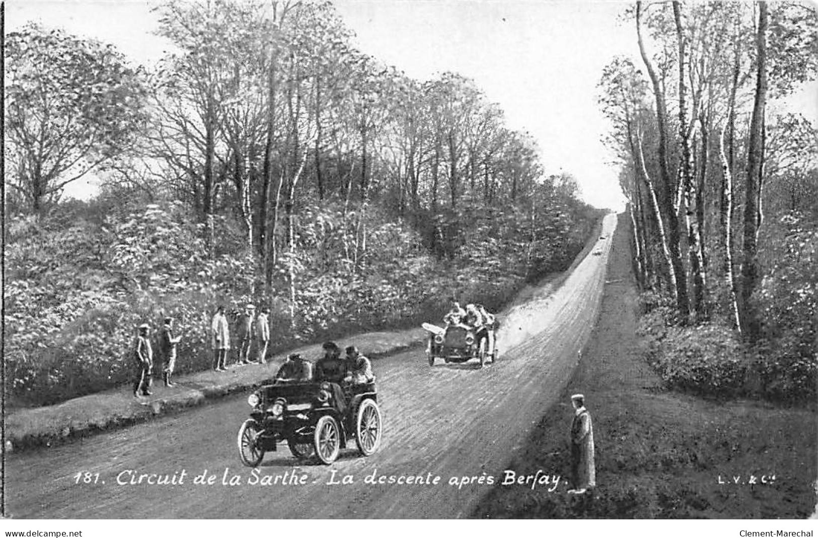 Circuit De La Sarthe - La Descente Après BERFAY - Très Bon état - Other & Unclassified