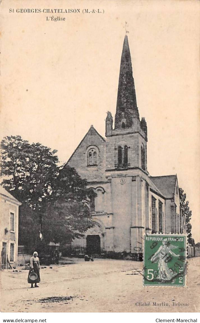 SAINT GEORGES CHATELAISON - L'Eglise - Très Bon état - Otros & Sin Clasificación