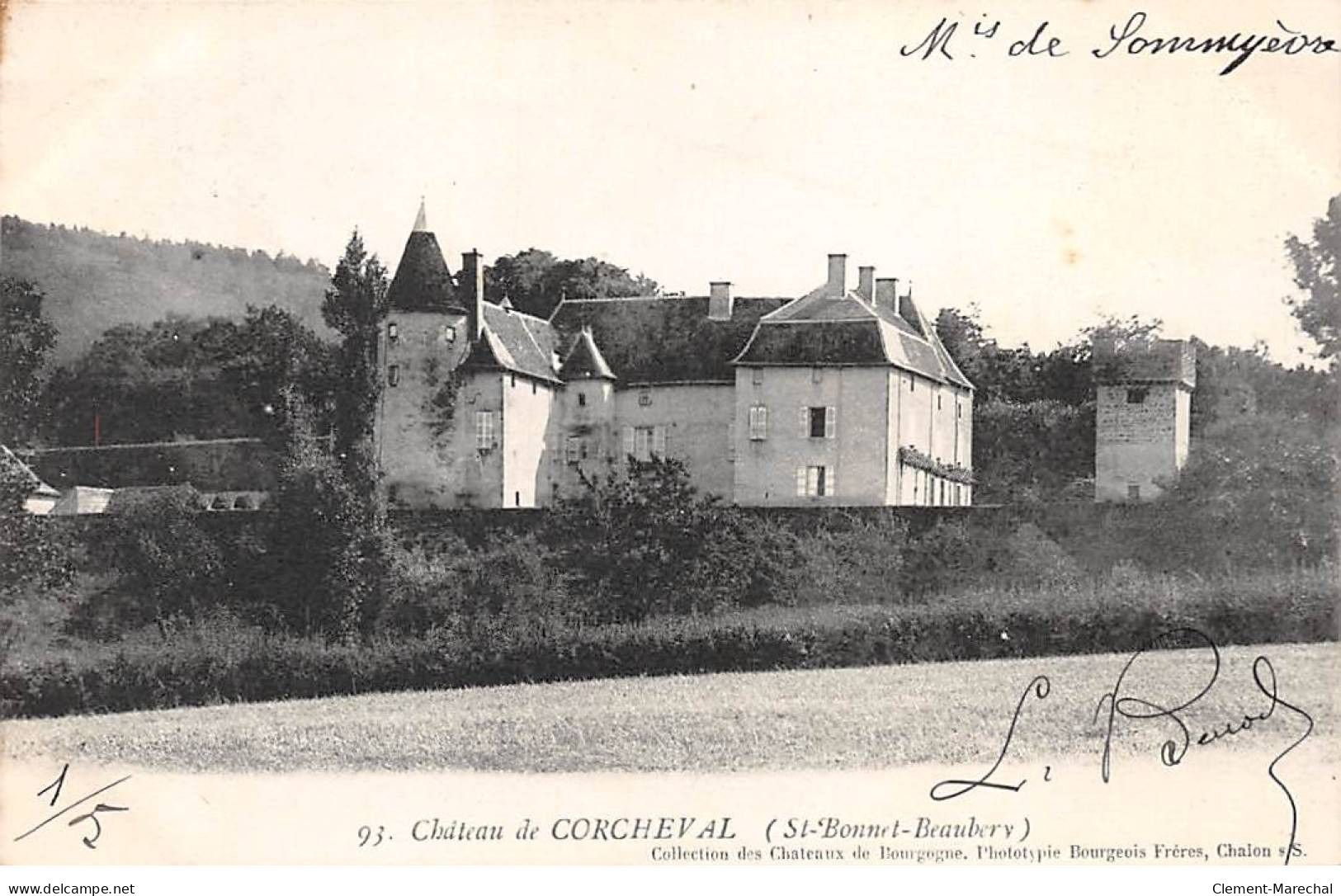 SAINT BONNET BEAUBERY - Château De CORCHEVAL - Très Bon état - Other & Unclassified