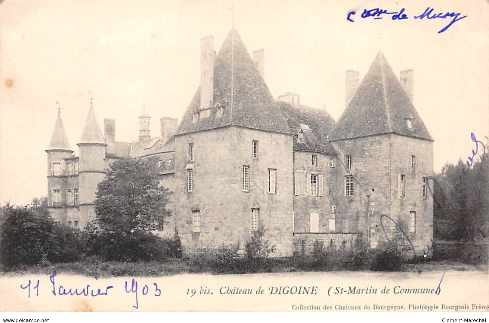 SAINT MARTIN DE COMMUNE - Château De DIGOINE - Très Bon état - Other & Unclassified