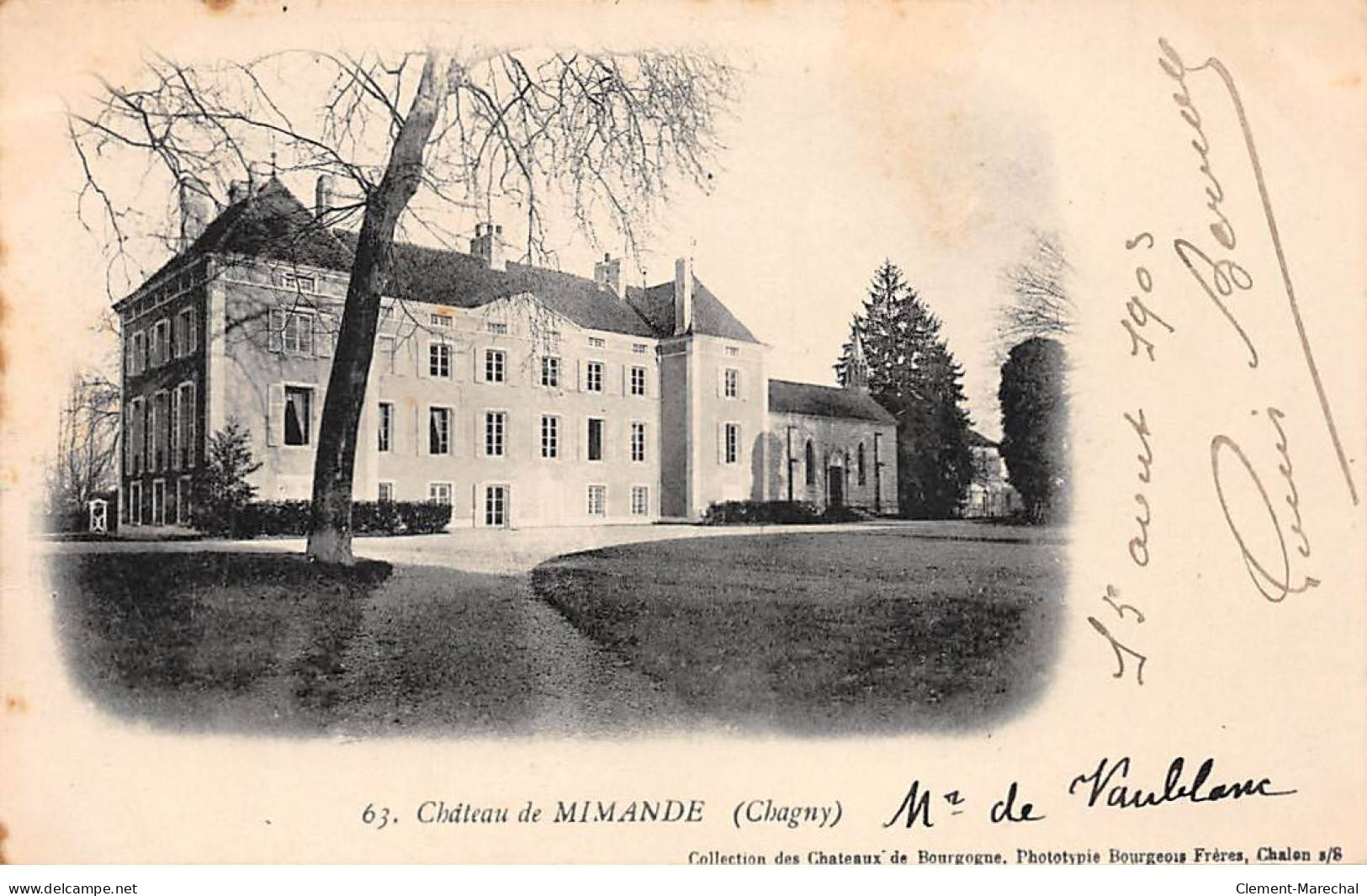 CHAGNY - Château De MIMANDE - Très Bon état - Chagny