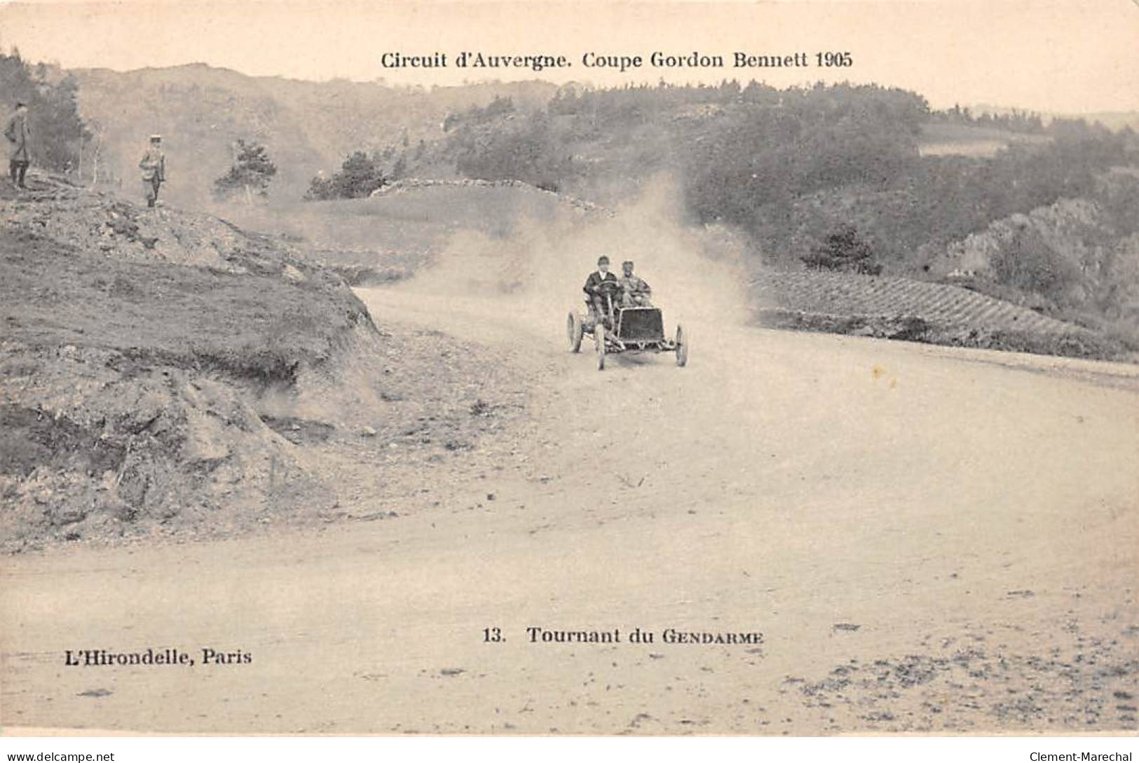 Circuit D'Auvergne - Coupe Gordon Bennett 1905 - Tournant Du Gendarme - Très Bon état - Other & Unclassified