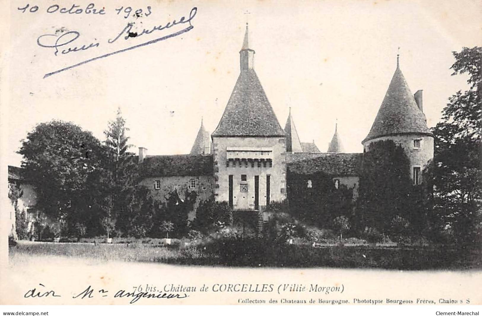 Château De CORCELLES - VILLIE MORGON - Très Bon état - Otros & Sin Clasificación