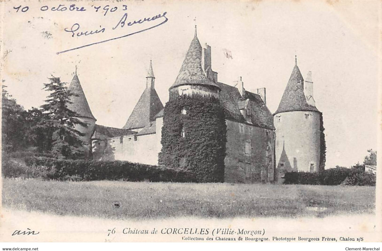 Château De CORCELLES - Très Bon état - Sonstige & Ohne Zuordnung