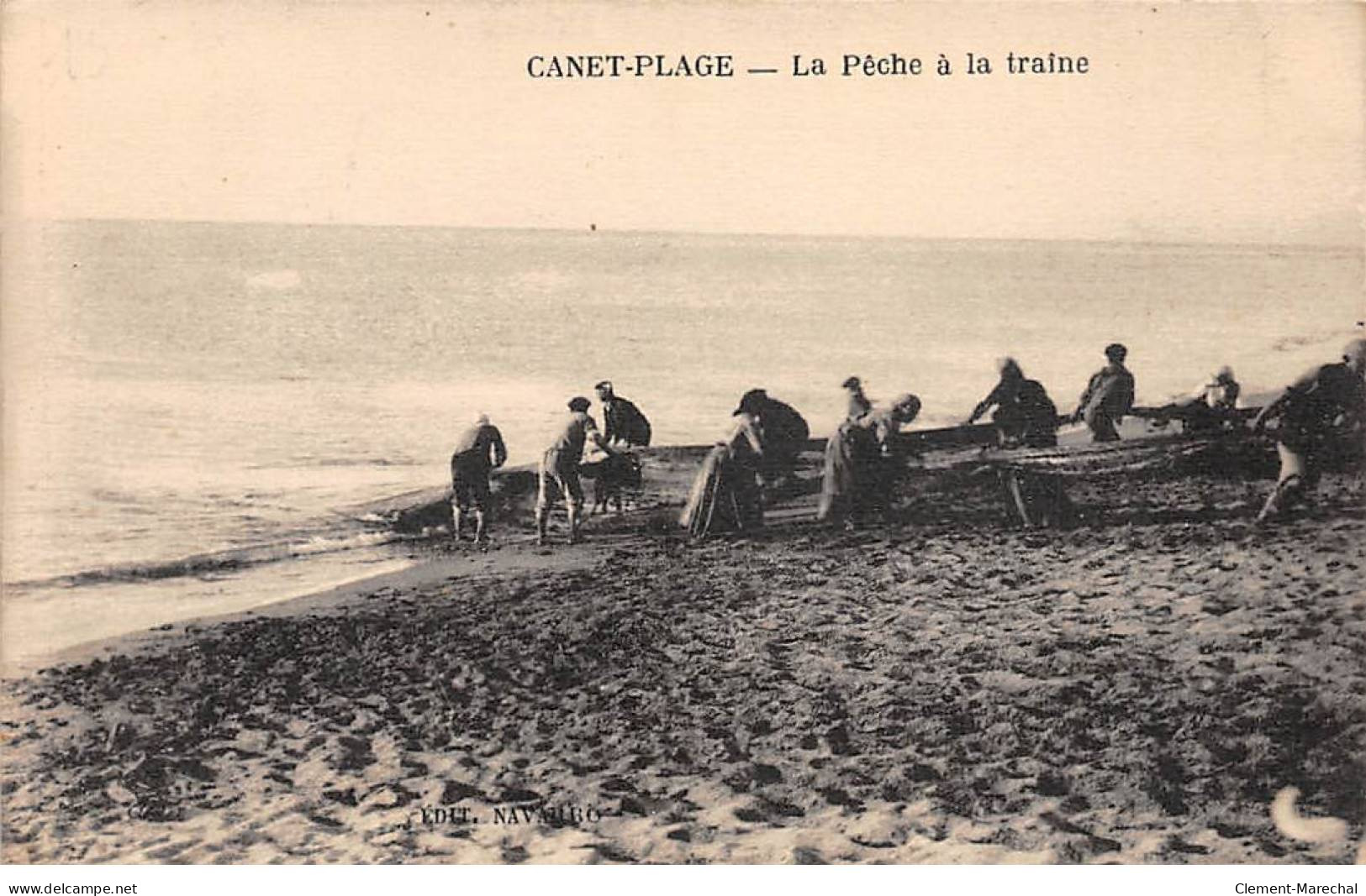 CANET PLAGE - La Pêche à La Traine - Très Bon état - Canet Plage