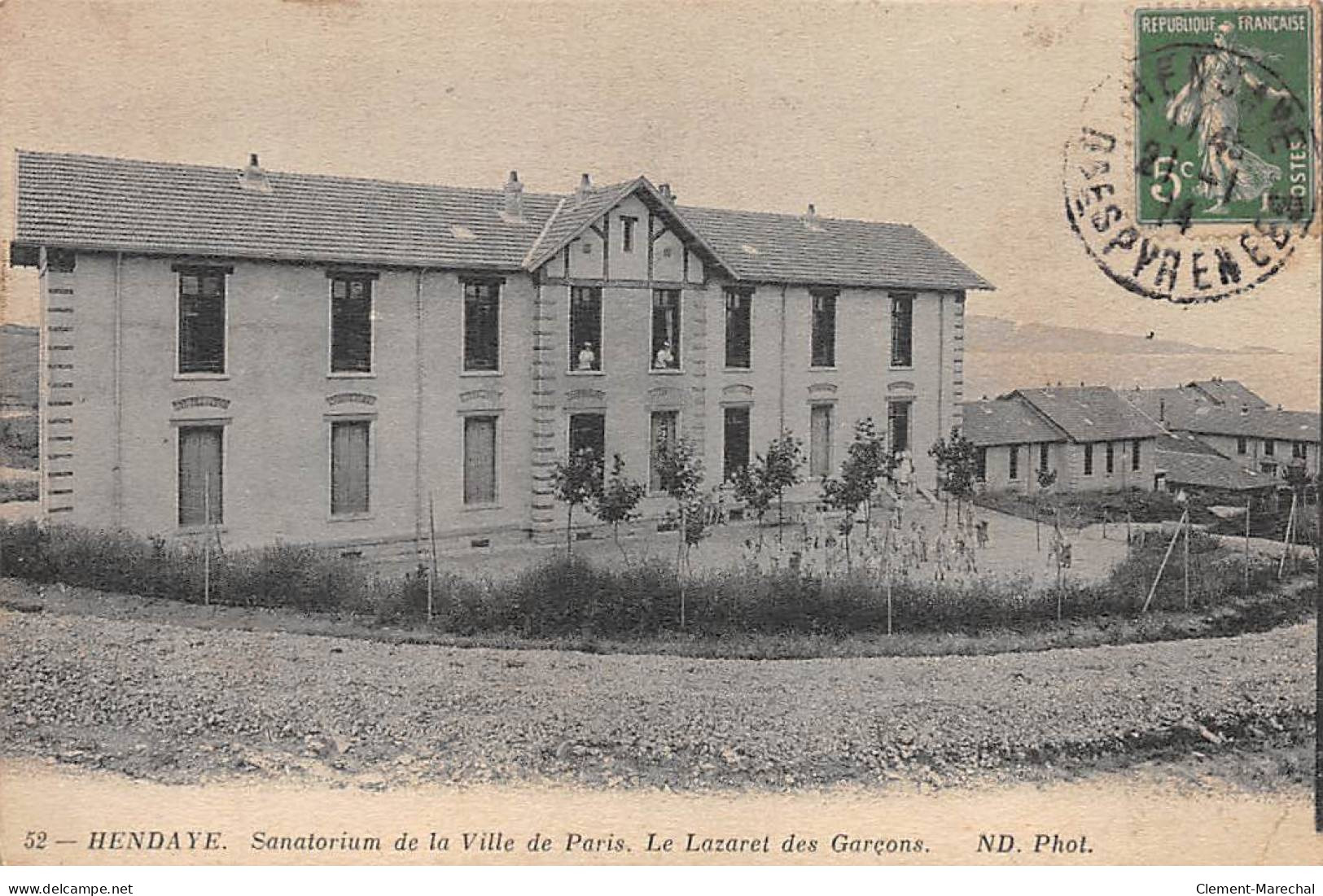 HENDAYE - Sanatorium De La Ville De Paris - Le Lazaret Des Garçons - état - Hendaye