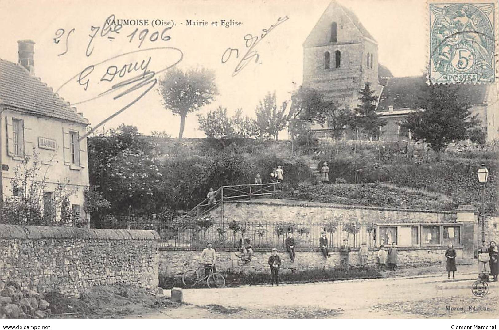 VAUMOISE - Mairie Et Eglise - Très Bon état - Vaumoise