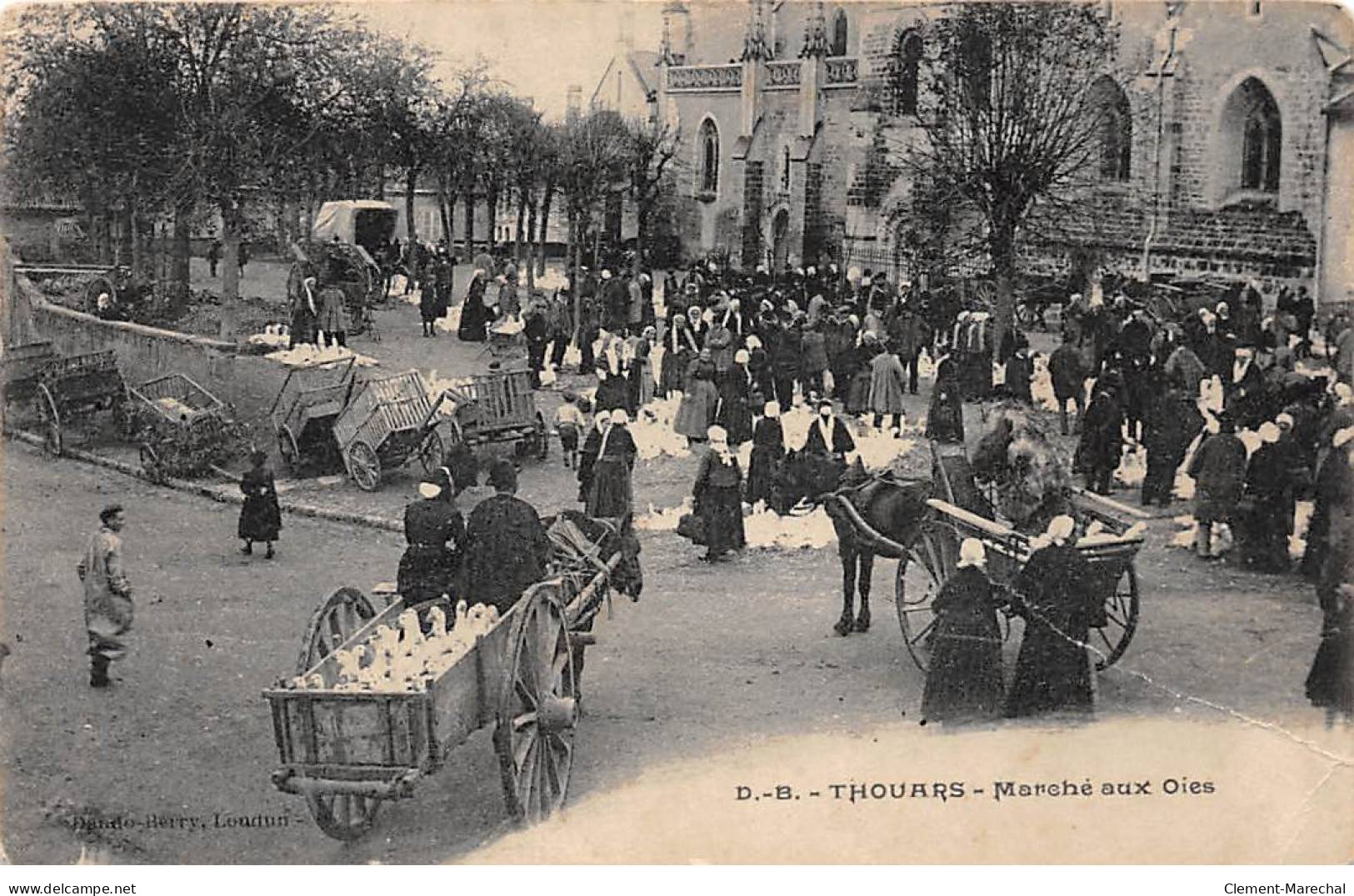 THOUARS - Marché Aux Oies - Très Bon état - Thouars