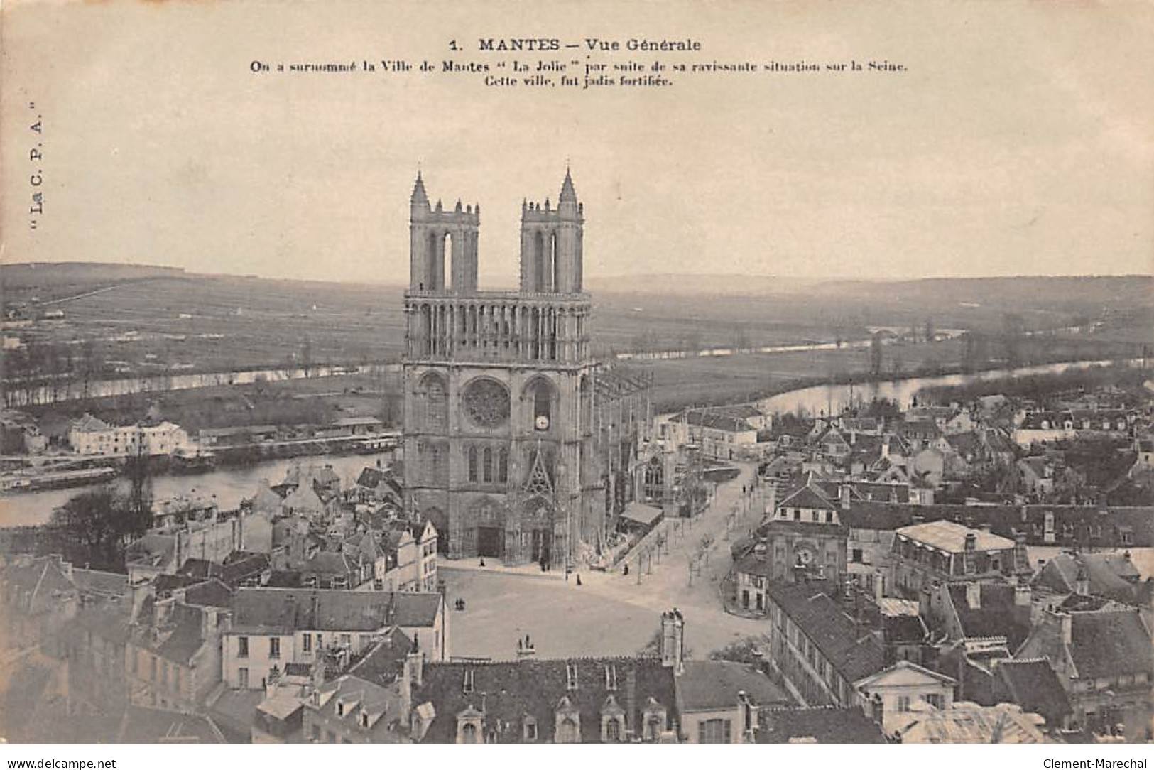 MANTES - Vue Générale - Très Bon état - Mantes La Jolie