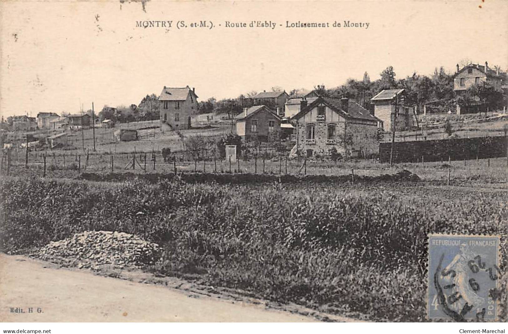 MONTRY - Route D'Esbly - Lotissement De Montry - Très Bon état - Other & Unclassified