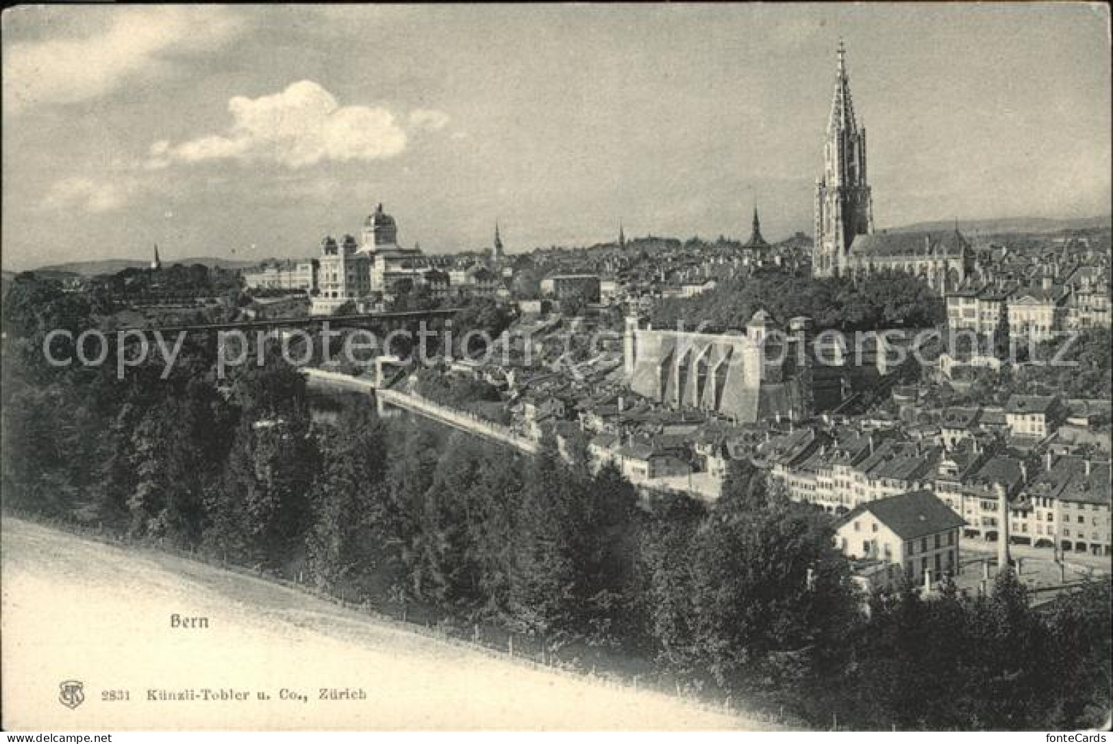 11426758 Bern BE Stadtblick Kirche Bern - Otros & Sin Clasificación