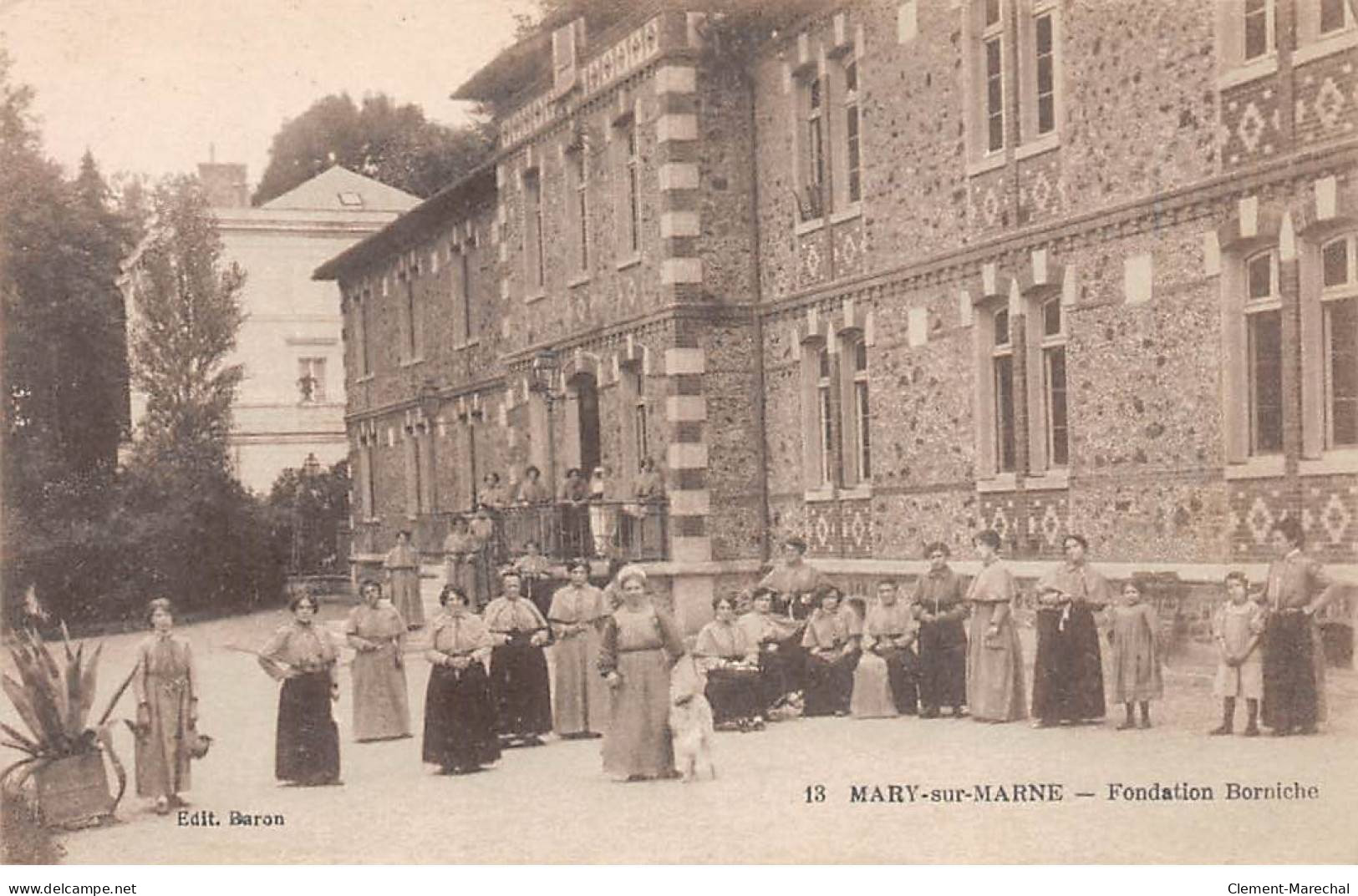 MARY SUR MARNE - Fondation Borniche - Très Bon état - Otros & Sin Clasificación