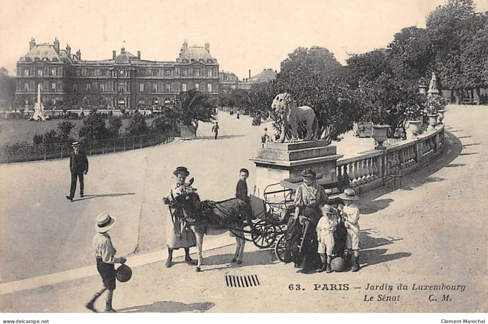 PARIS - Jardin Du Luxembourg - Le Sénat - Très Bon état - Parks, Gardens