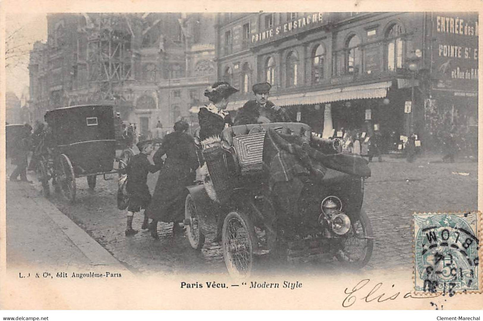 PARIS Vécu - Modern Style - Très Bon état - Autres & Non Classés