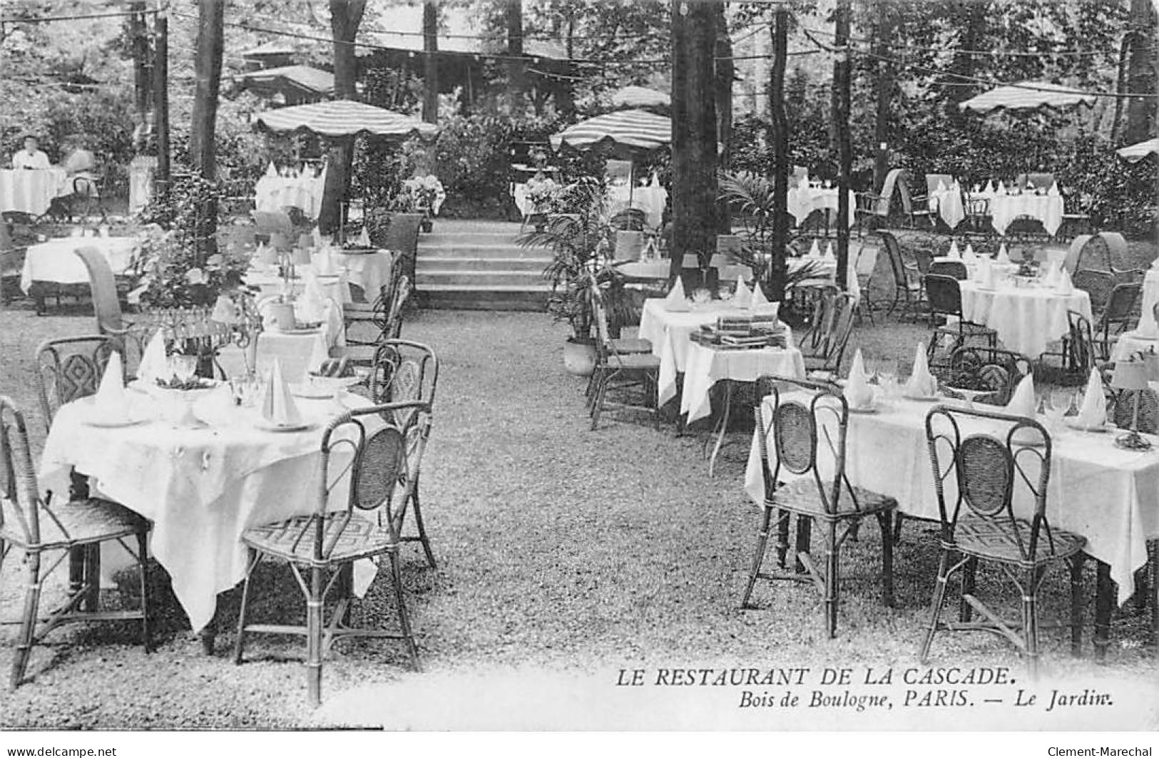 PARIS - Le Restaurant De La Cascade - Bois De Boulogne - Le Jardin - Très Bon état - Education, Schools And Universities