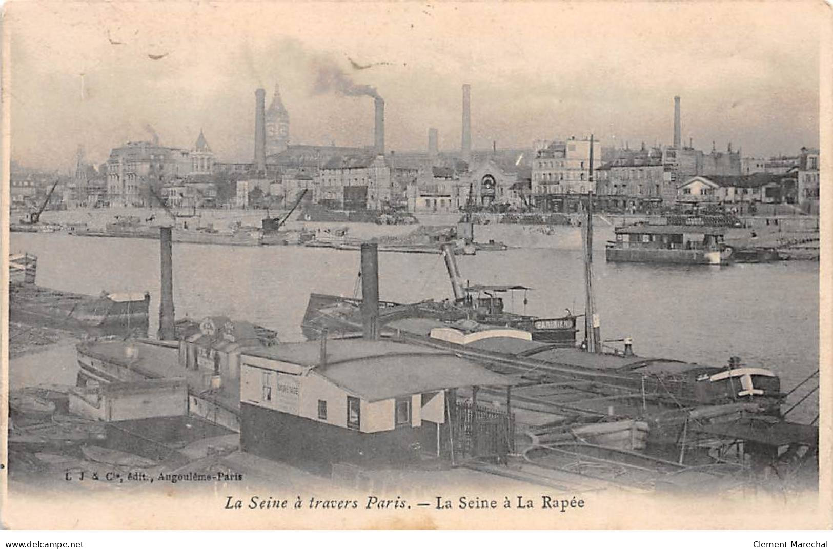 PARIS - La Seine à Travers Paris - La Seine à La Rapée - Très Bon état - Le Anse Della Senna