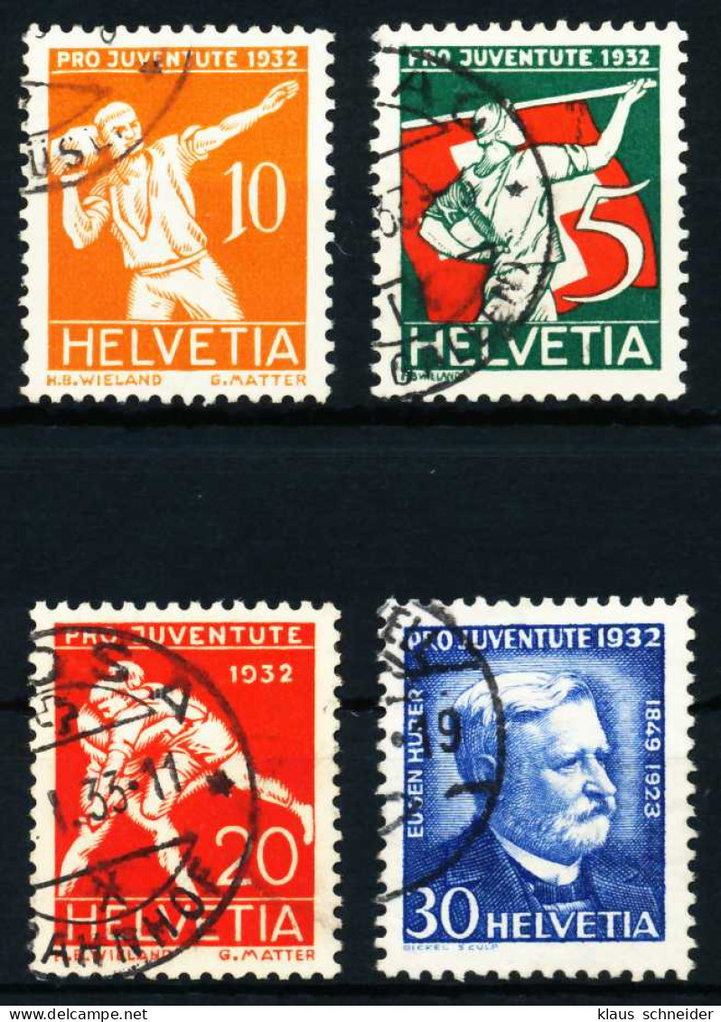 SCHWEIZ PRO JUVENTUTE Nr 262-265 Gestempelt X4C981E - Usati