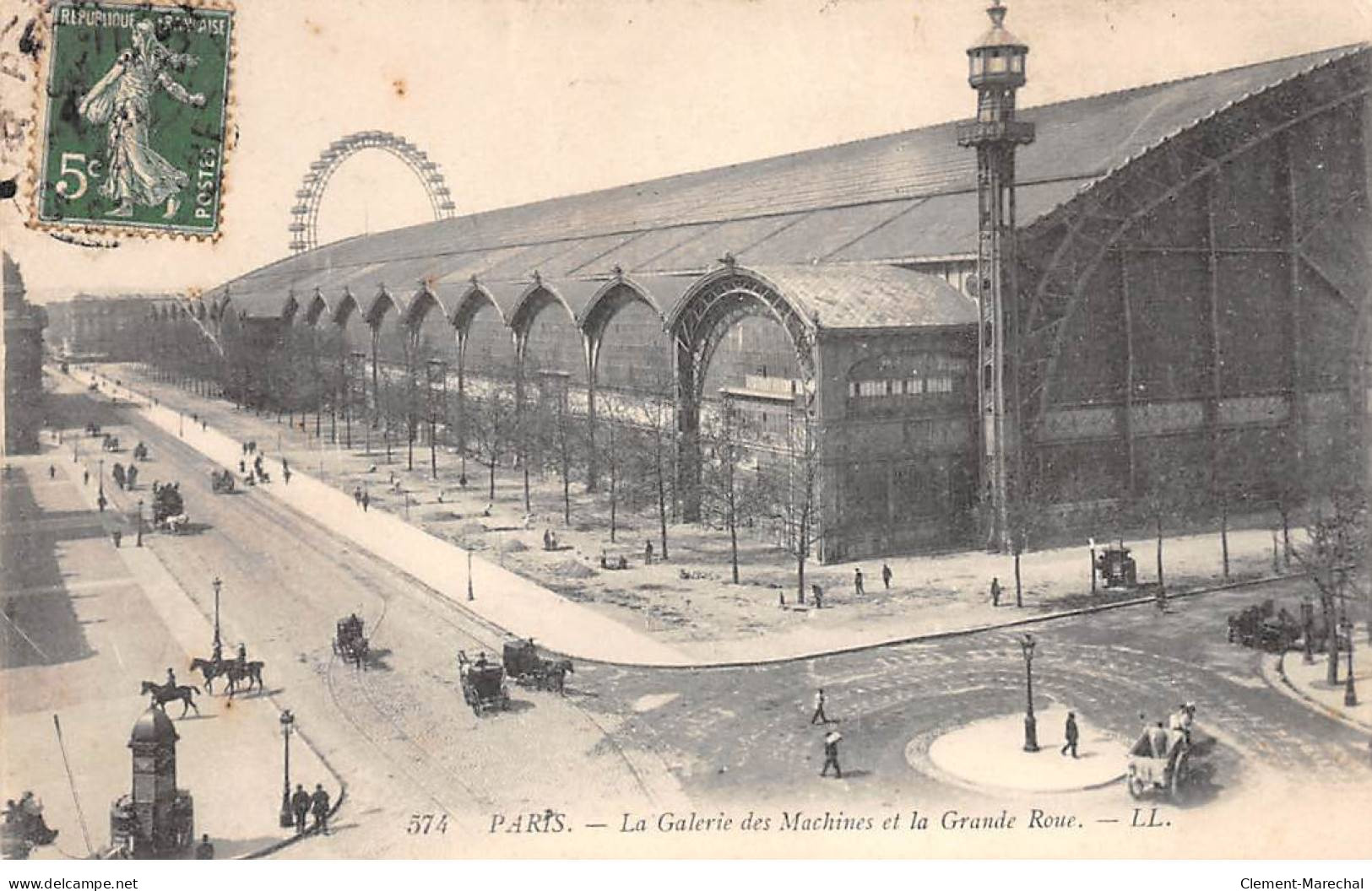 PARIS - La Galerie Des Machines Et La Grande Roue - Très Bon état - Other & Unclassified