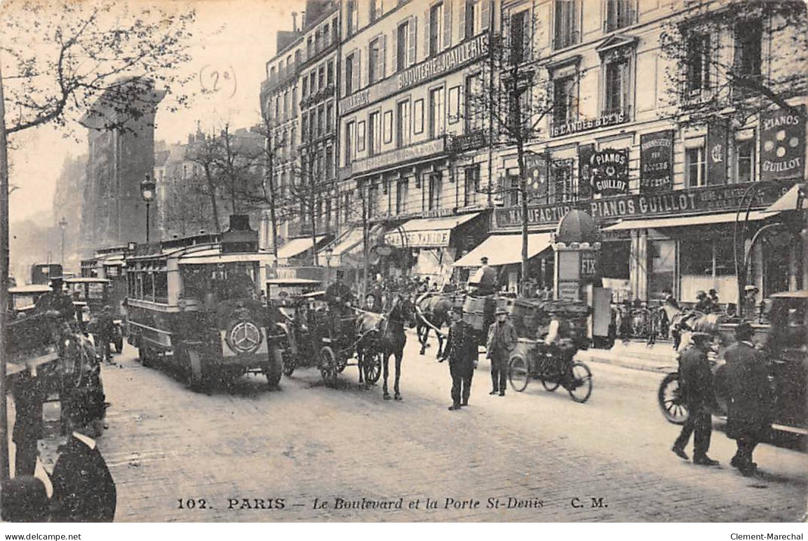 PARIS - Le Boulevard Et La Porte Saint Denis - Très Bon état - Other & Unclassified