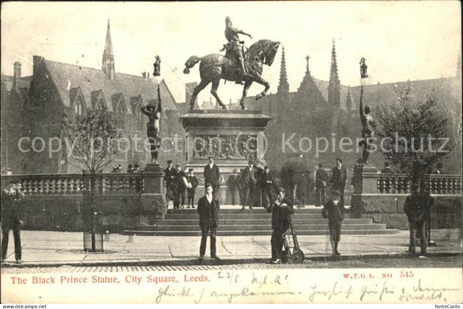 11426744 Leeds West Yorkshire The Black Prince Statue City Square  - Other & Unclassified