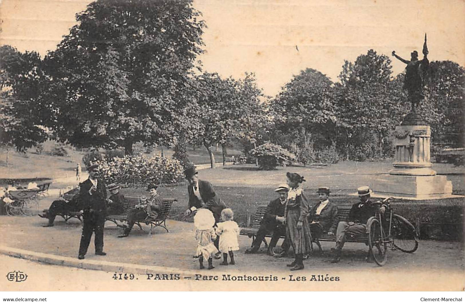 PARIS - Parc Montsouris - Les Allées - Très Bon état - Parks, Gärten