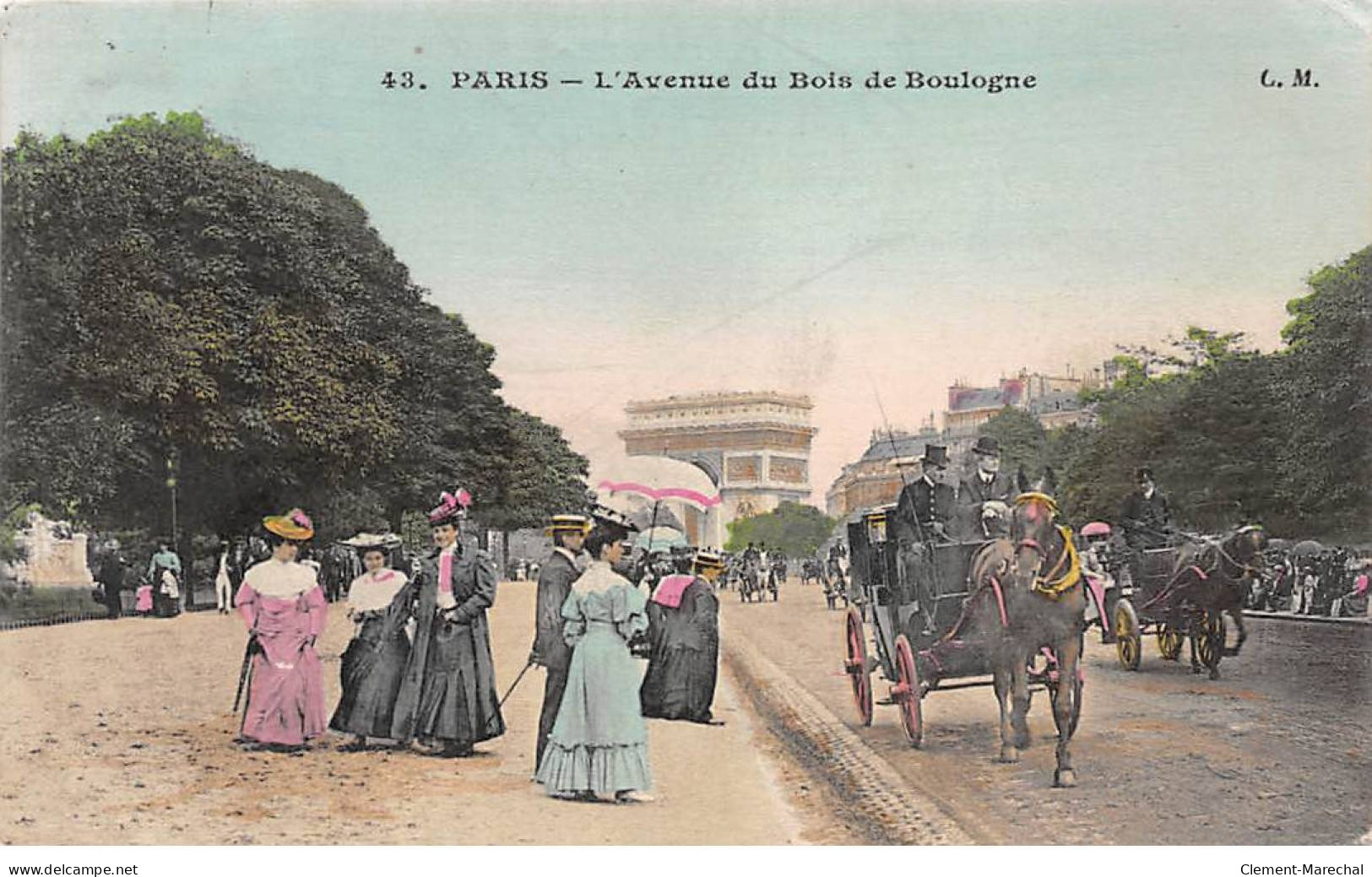PARIS - L'Avenue Du Bois De Boulogne - Très Bon état - Autres & Non Classés