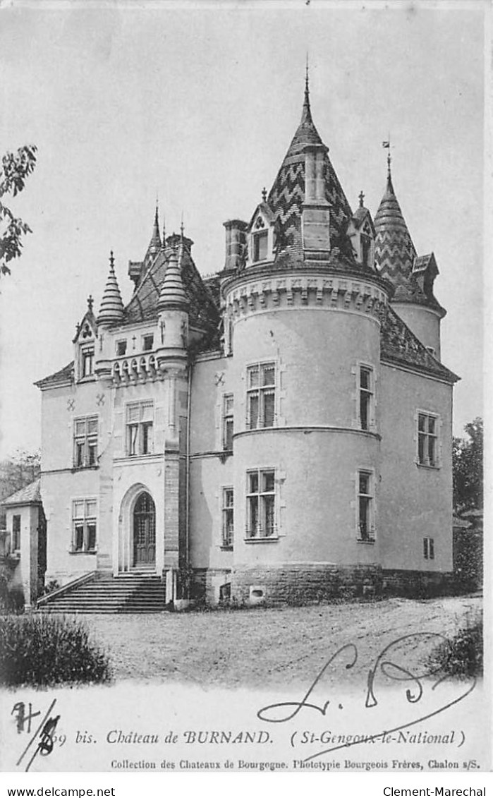 SAINT GENGOUX LE NATIONAL - Château De BURNAND - Très Bon état - Other & Unclassified