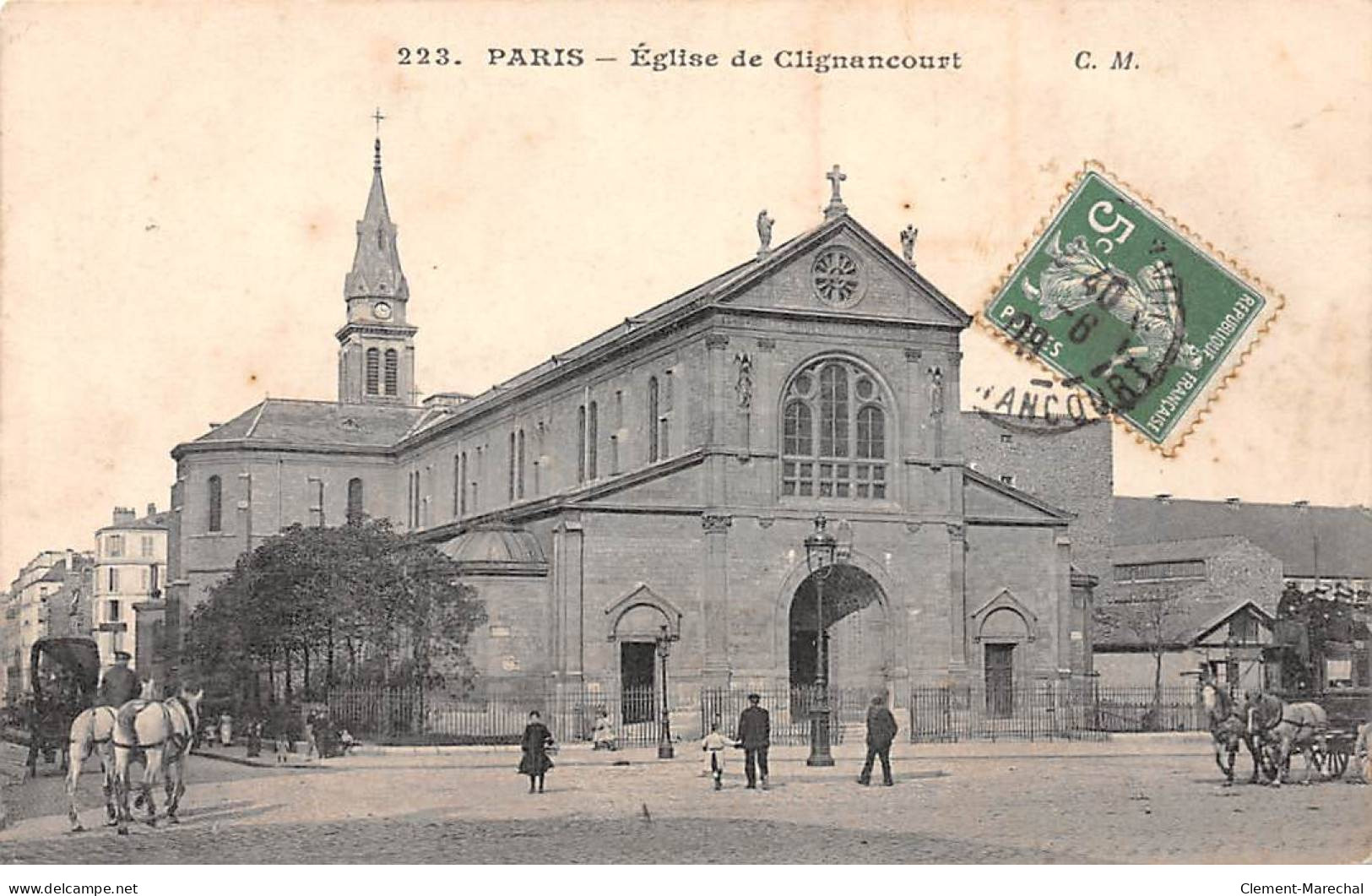 PARIS - Eglise De Clignancourt - Très Bon état - Eglises