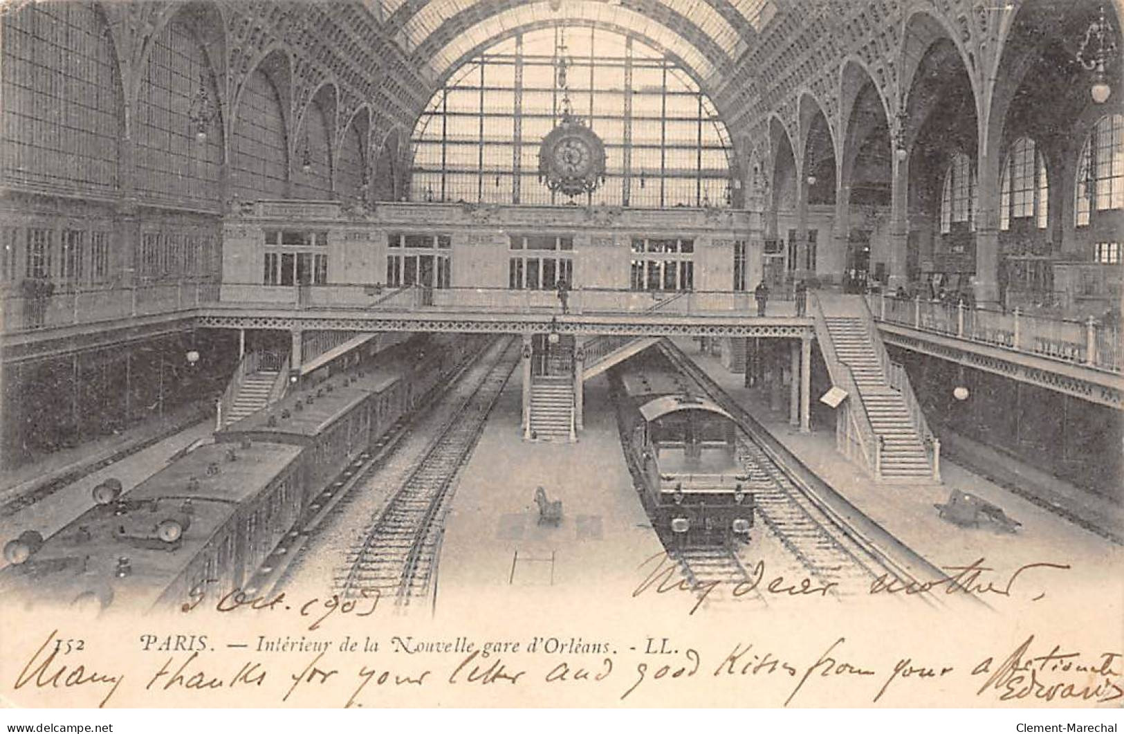 PARIS - Intérieur De La Nouvelle Gare D'Orléans - Très Bon état - Stations, Underground