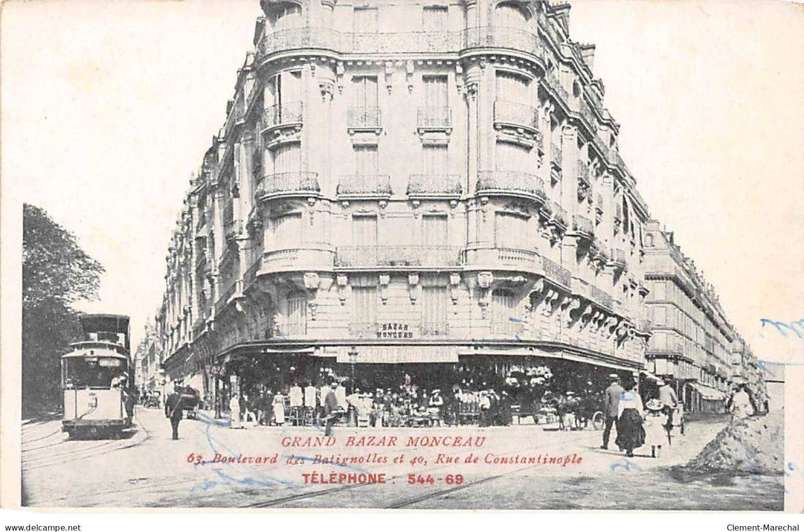 PARIS - Grand Bazar Monceau - Très Bon état - Sonstige & Ohne Zuordnung