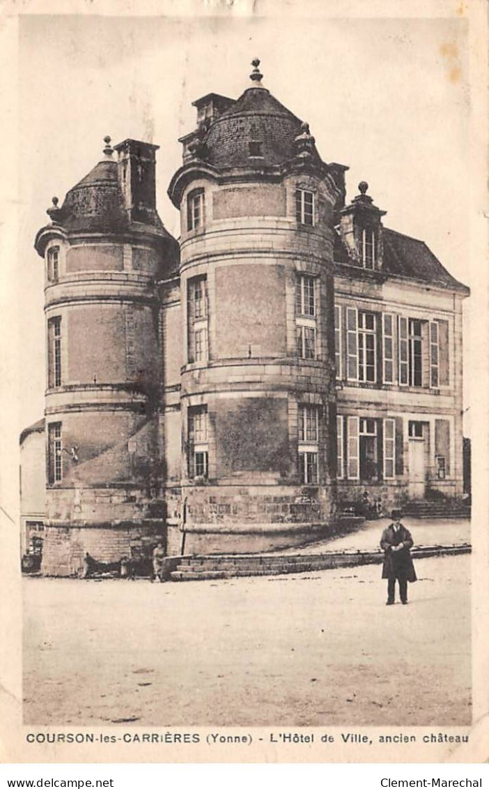 COURSON LES CARRIERES - L'Hôtel De Ville, Ancien Château - état - Courson-les-Carrières