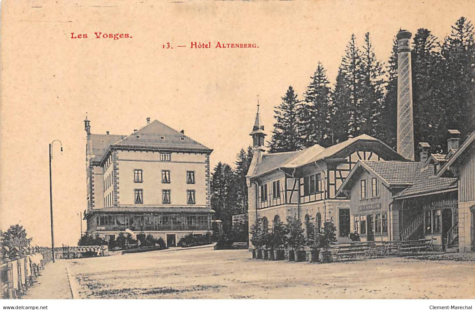 Les Vosges - Hôtel ALTENBERG - Très Bon état - Otros & Sin Clasificación