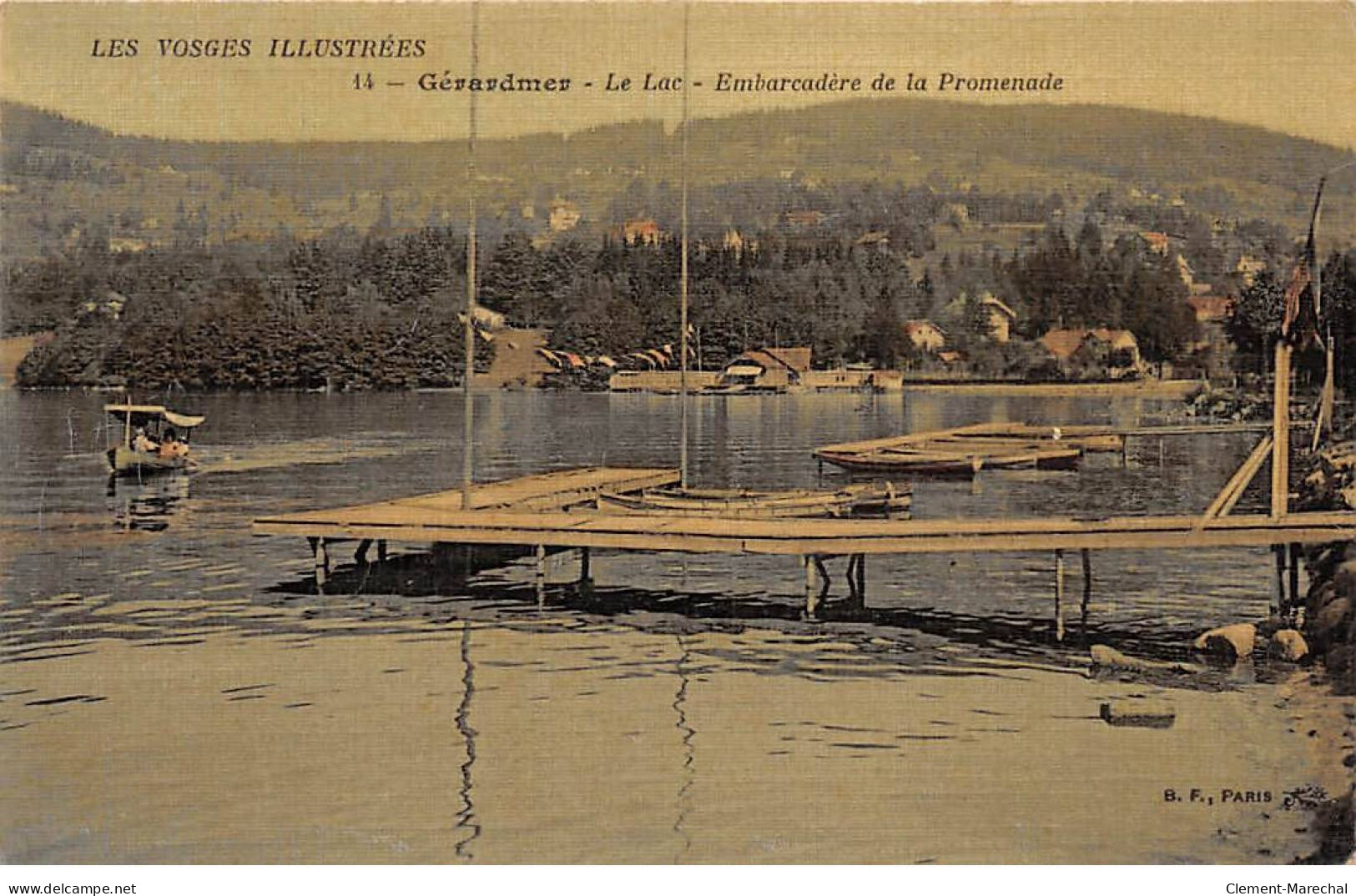 GERARDMER - Le Lac - Embarcadère De La Promenade - Très Bon état - Gerardmer