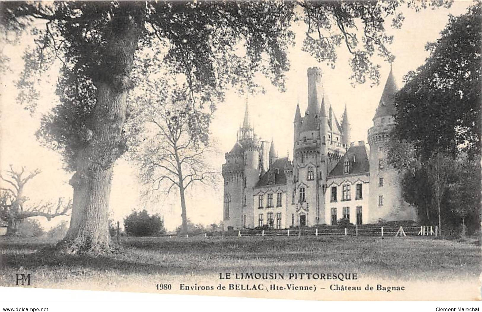 Environs De BELLAC - Château De BAGNAC - Très Bon état - Other & Unclassified