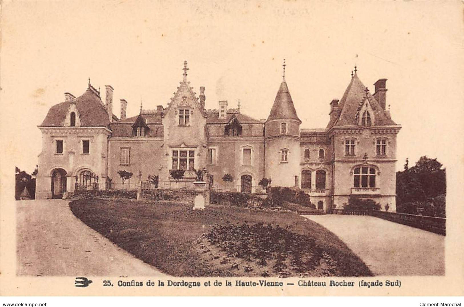 Confins De La Dordogne Et De La Haute Vienne - Château ROCHER - Très Bon état - Other & Unclassified