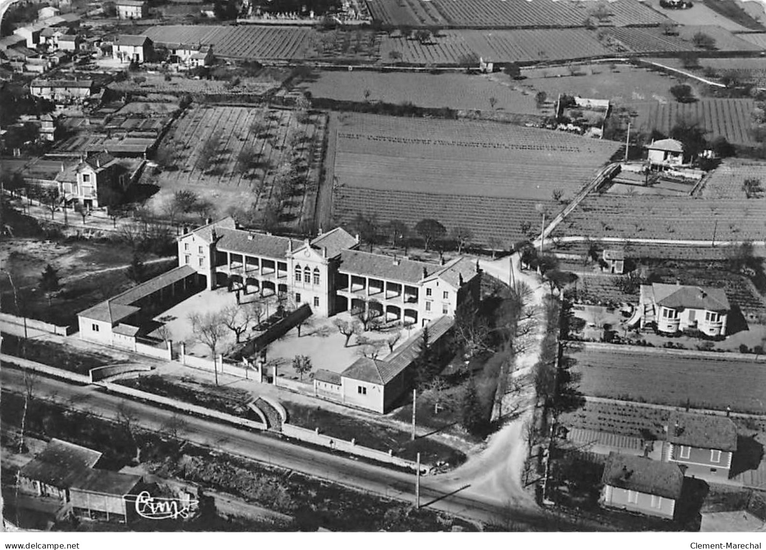 CADENET - Vue Aérienne - Les Ecoles - Très Bon état - Cadenet