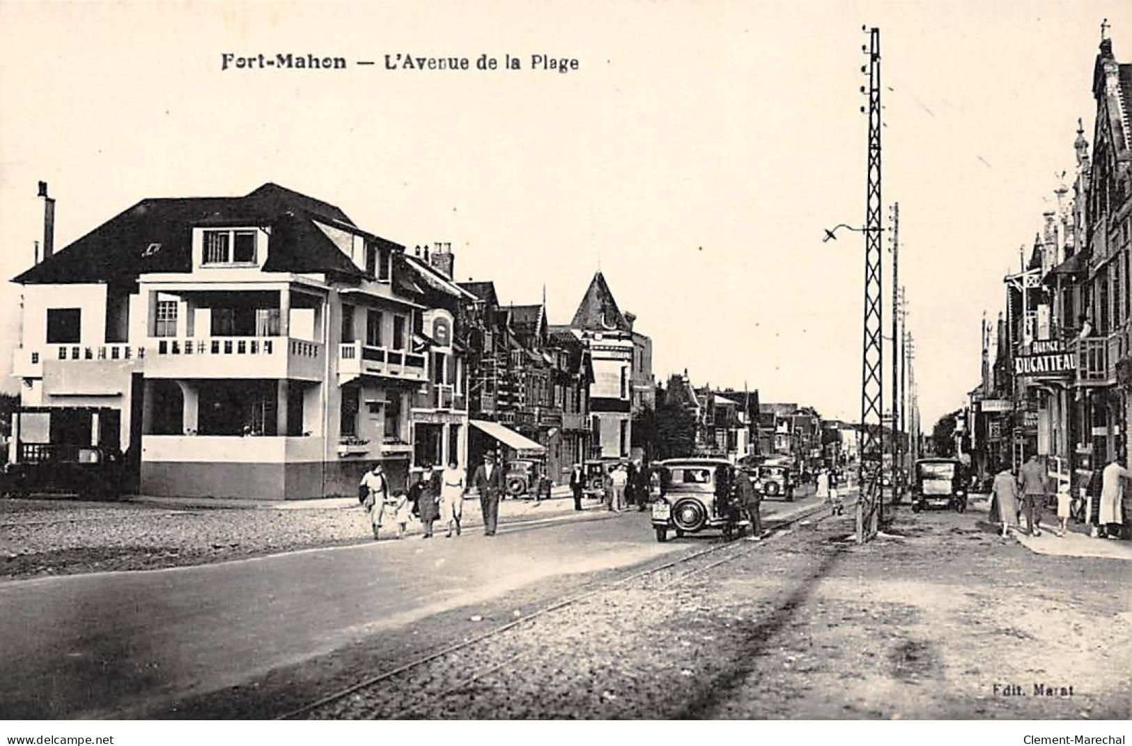FORT MAHON - L'Avenue De La Plage - Très Bon état - Fort Mahon