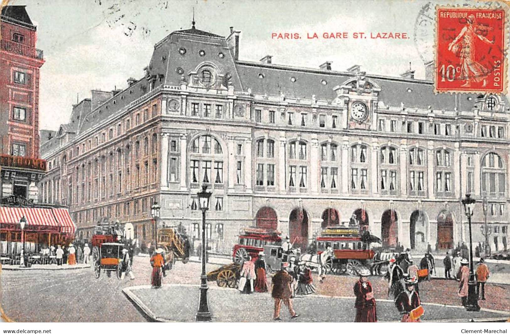 PARIS - La Gare Saint Lazare - état - Métro Parisien, Gares