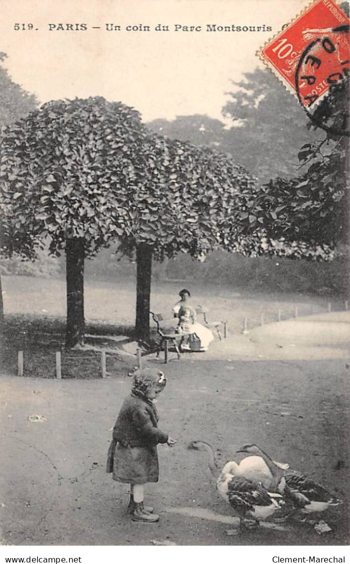 PARIS - Un Coin Du Parc Montsouris - Très Bon état - Parques, Jardines